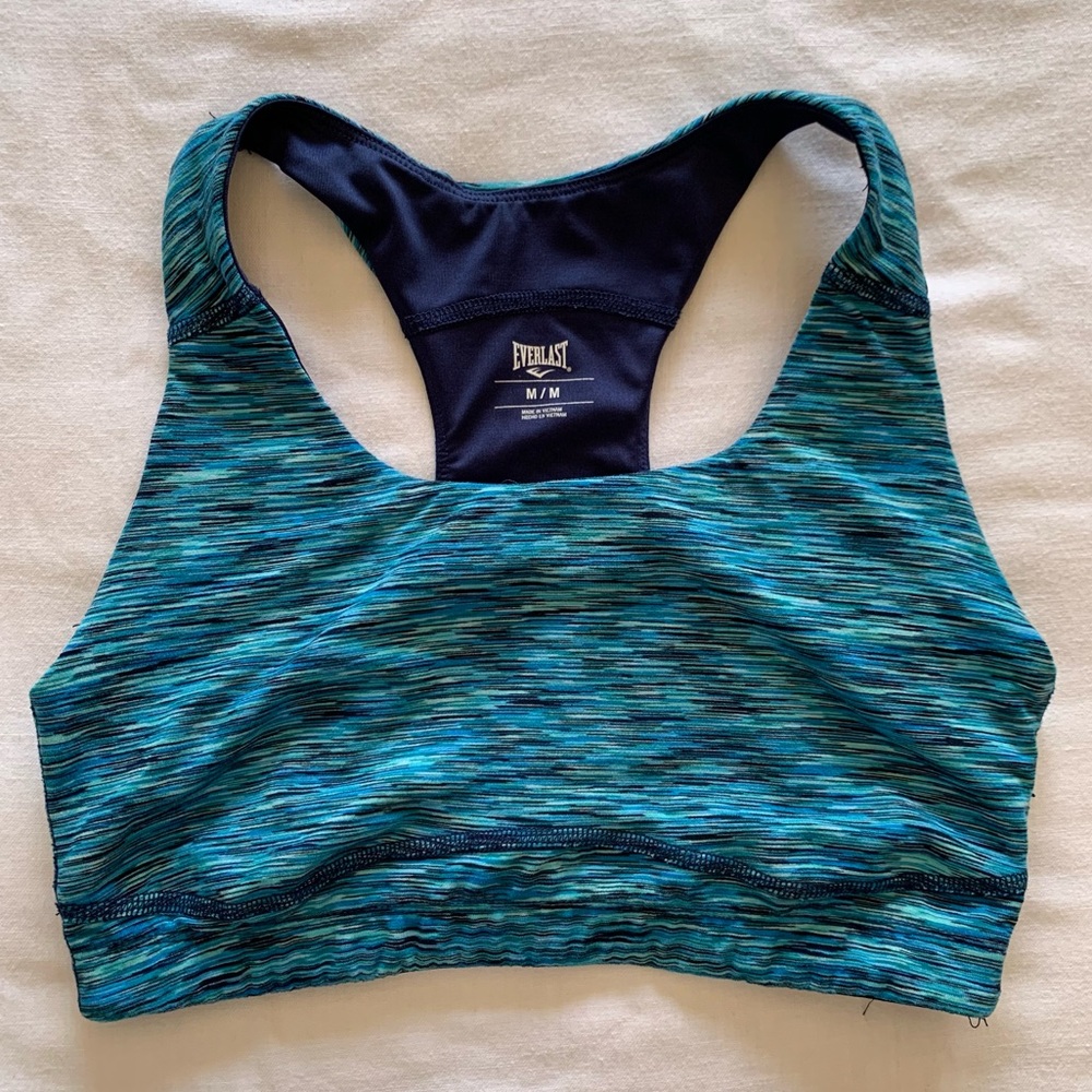 Everlast Women's Active Racerback Sports Bra - Teal Multi